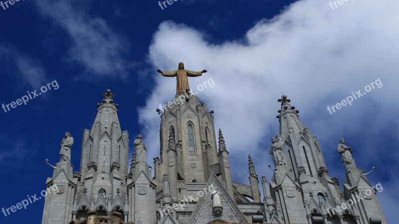 Sacred Heart Of Jesus Church Spain Barcelona Architecture