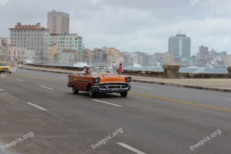 Havana Cuba Old Cars Vintage American