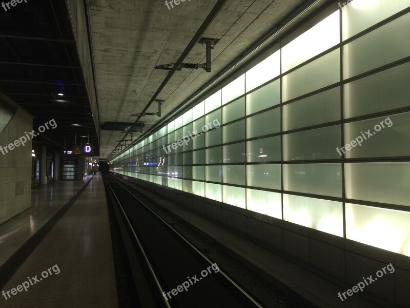 Berlin Central Station Light Wall Free Photos