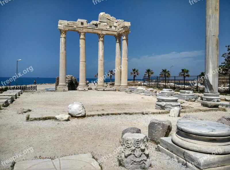 Side Turkey Turkish Riviera Antiquity Building