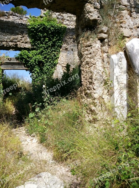 Side Antalya Ruin Romans Vacations