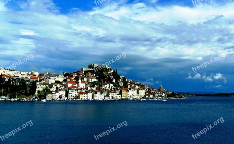 View Croatia šibenik City Sea