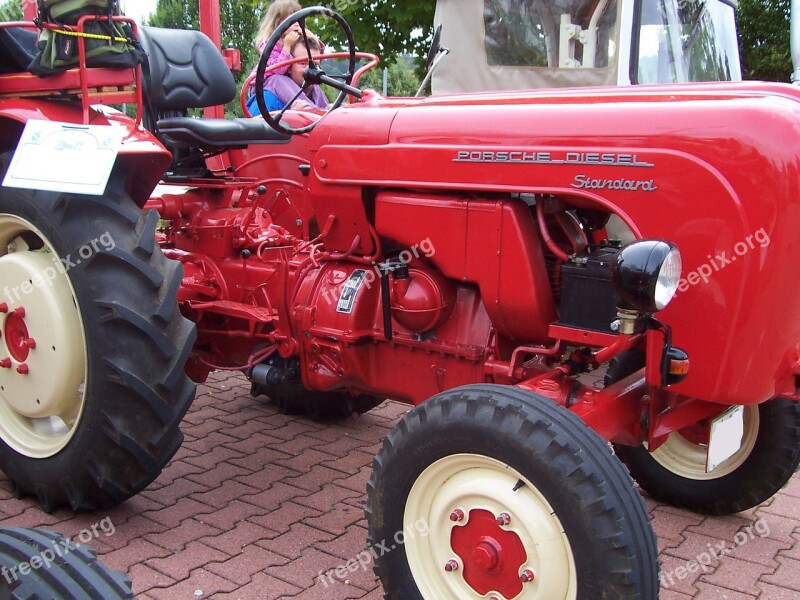 Tractor Porsche Agriculture Oldtimer Free Photos