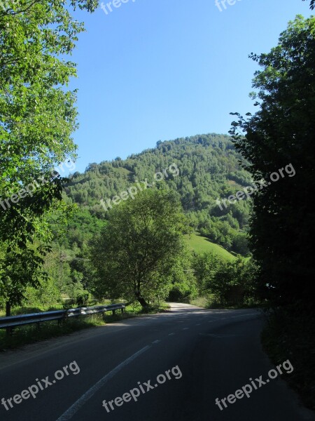 Road The Apuseni Mountains Transylvania Crisana Romania