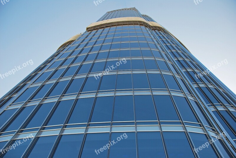 Skyscraper Building Glass Front Glass Facade Modern Architecture