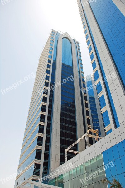 Skyscraper Building Glass Front Glass Facade Modern Architecture