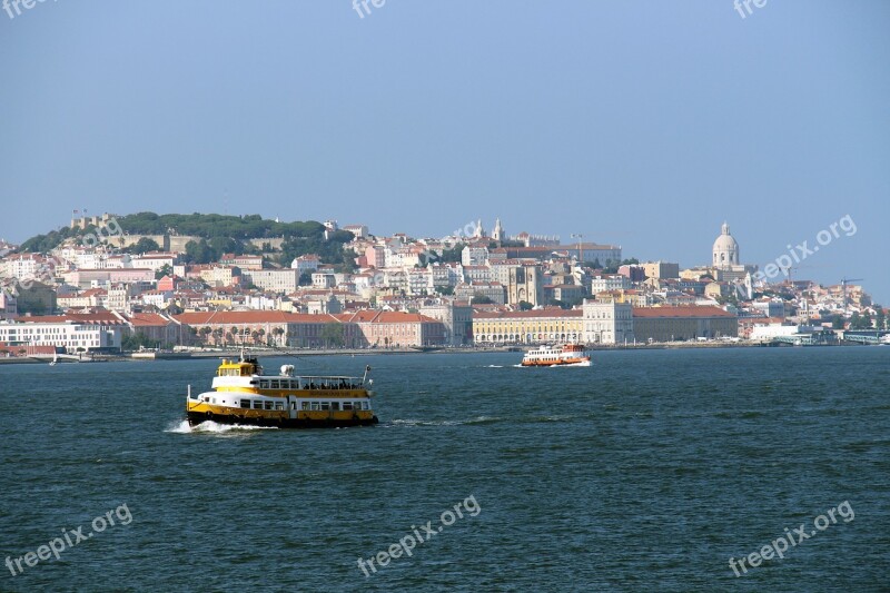 Rio Lisbon Tejo Boat City