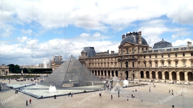 Paris France Louvre Louvre Museum Free Photos