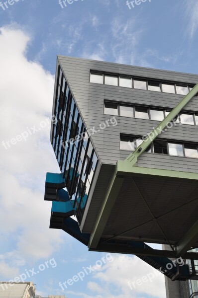 Düsseldorf Media Harbour Architecture Facade Modern