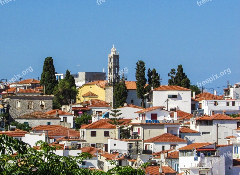 Greece Skiathos Chora Town Island