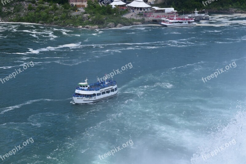 Maid Of The Mist Niagara Falls State Park Waterfall 7 Wonders Free Photos