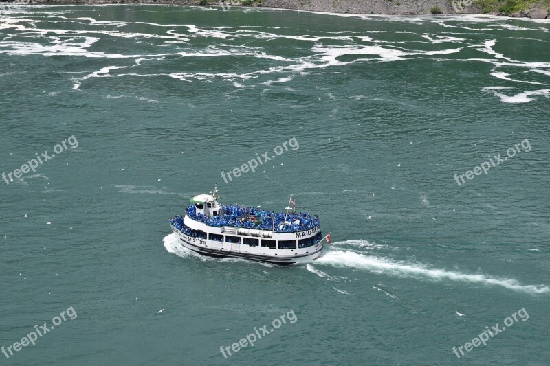 Maid Of The Mist Niagara Falls State Park Waterfall 7 Wonders Free Photos