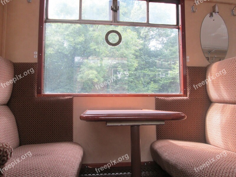 Train Seats Locomotive Transportation Rail