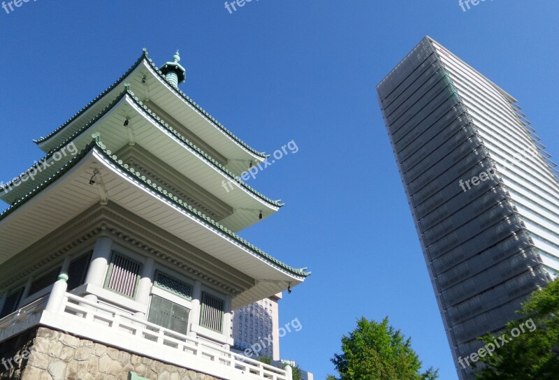 Japan Tokyo Temple Building Traditional