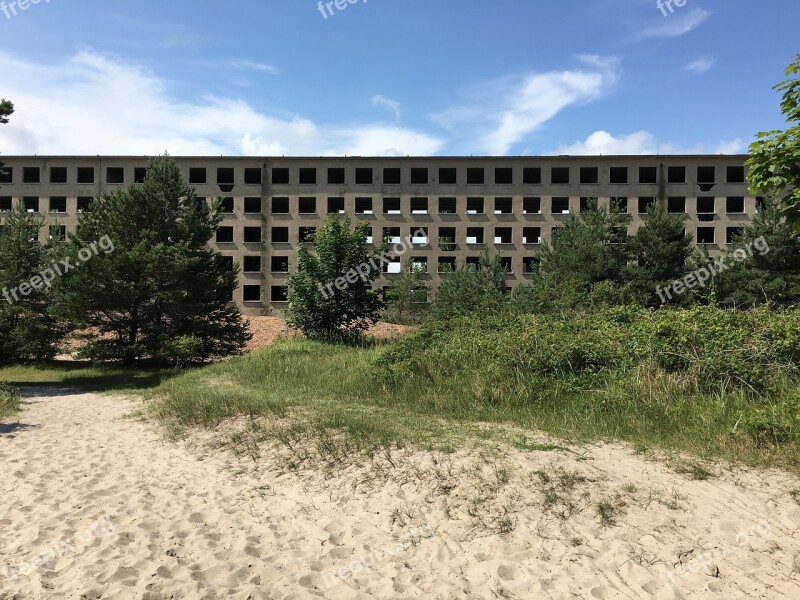 Prora Ruin View Rügen Left