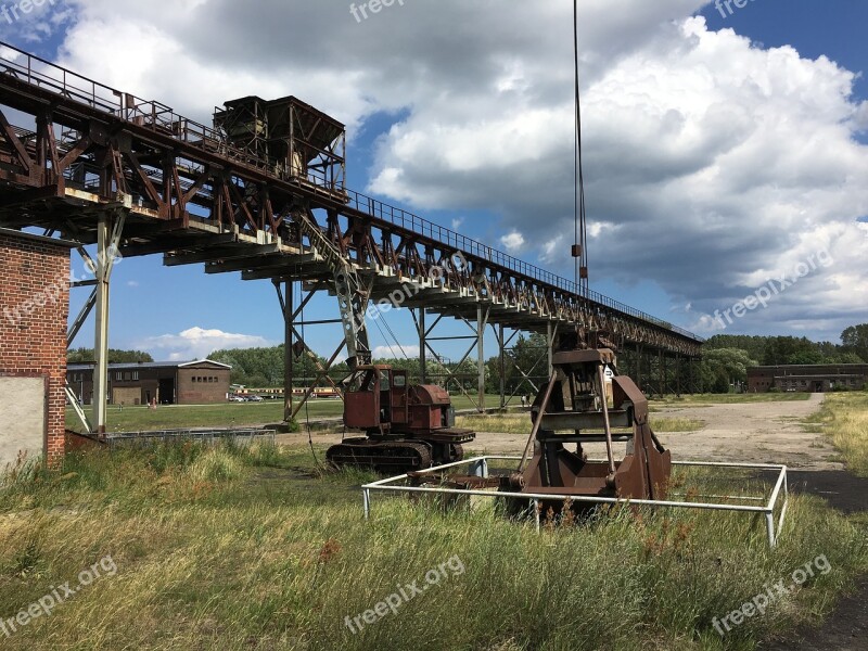 Crane Bridge Industrial Decay Usedom