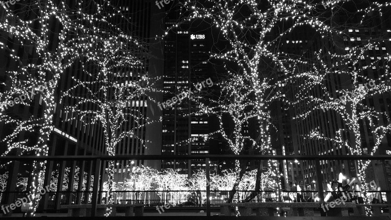 Nyc Christmas Winter City New