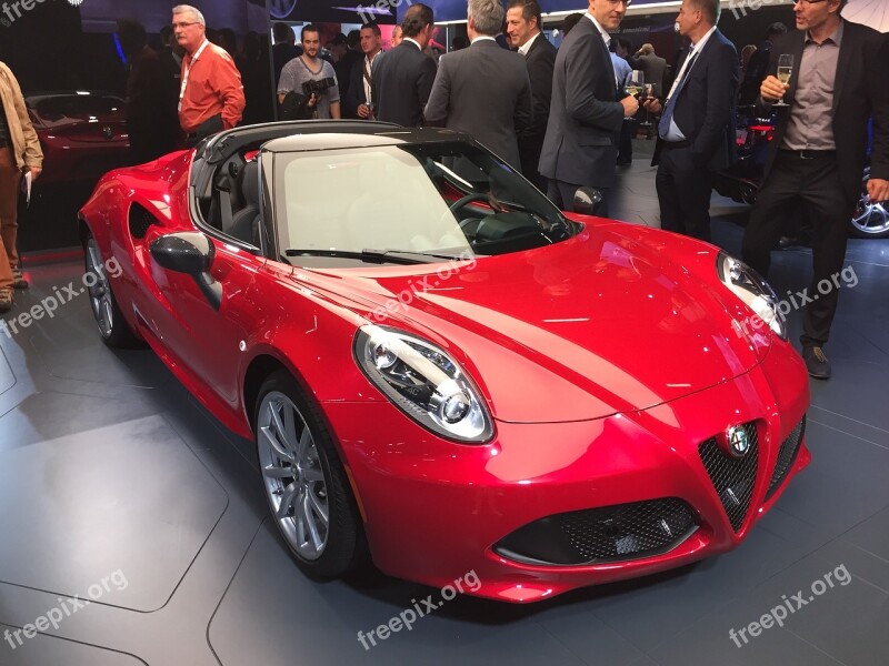 Alfa Romeo 4c Sportscar Carboxylic Lightweight Construction