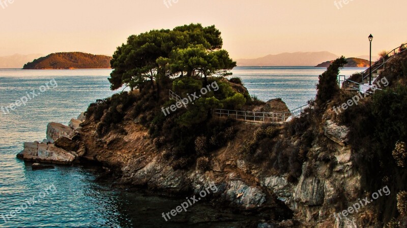 Greece Skiathos Plakes Cape Rock