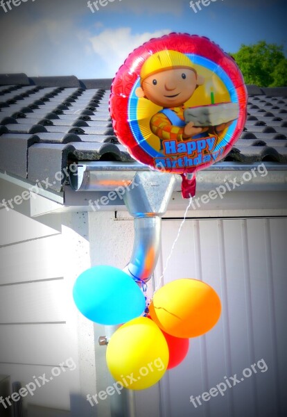 Birthday Balloon Colorful Ballons Color