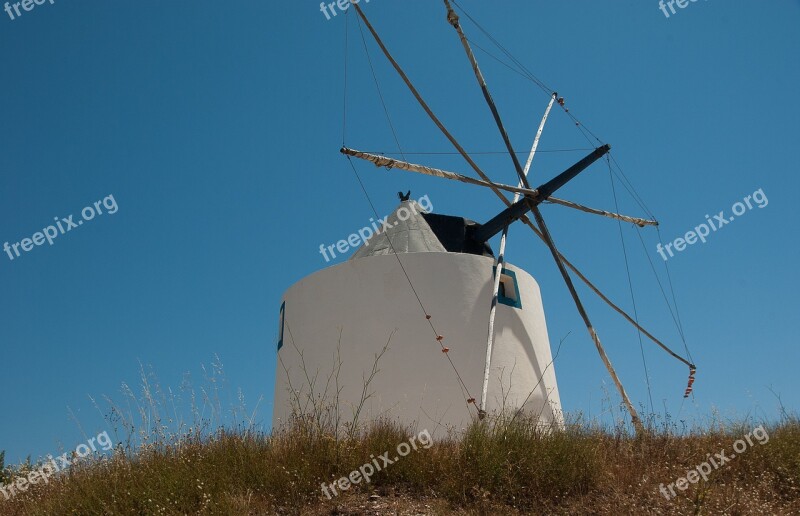 Portugal Windmills Wings Energy Free Photos