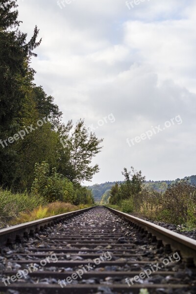 Railway Rails Railway Tracks Railroad Tracks Rails Gleise