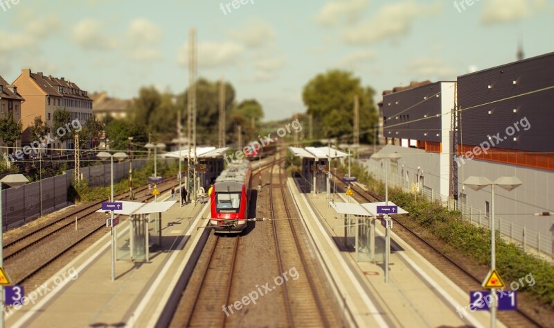 Architecture Railway Station Train City Stop