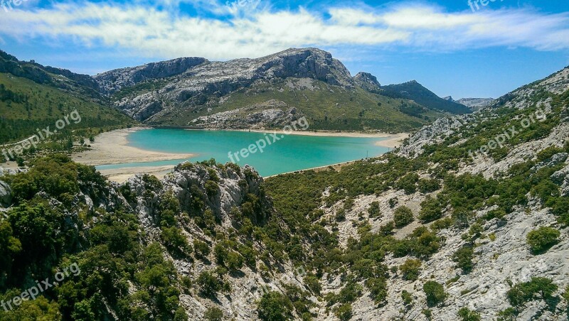 Mallorca Bay Landscape Mountains Water