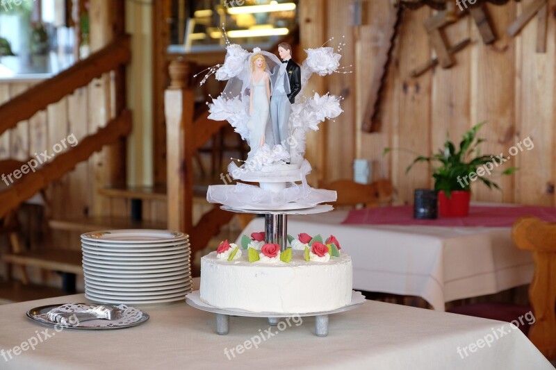 Wedding Cake Bride And Groom Pair Bride Groom