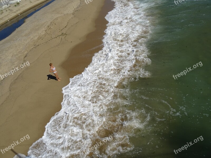 Woman Beach Sun Summer Female