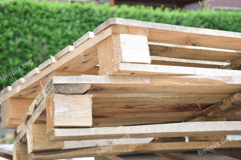 Wood Wooden Pallets Holzstapel Timber Euro Pallets