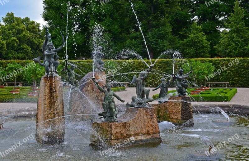 Fountain Water Games Herrenhäuser Gardens Hanover Water