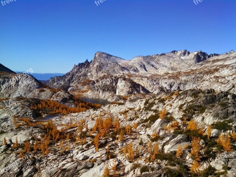 Mountain Lake Outdoors Scenery Landscape