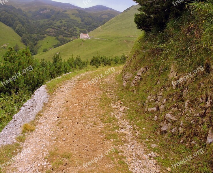 Trail Hiking Mountain Walk Veneto