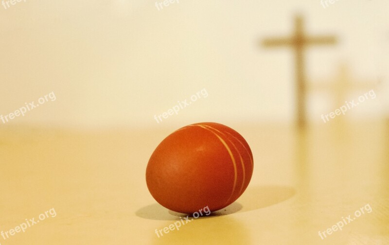 Easter Cross Egg Religion Christianity