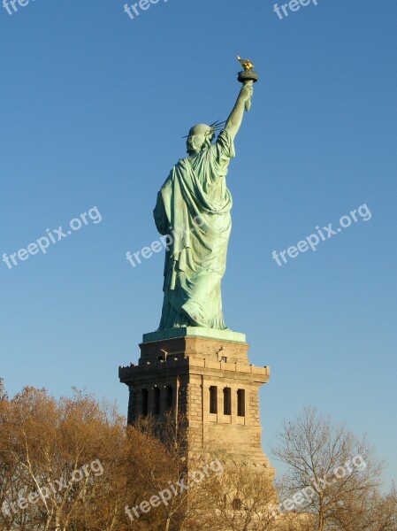 Statue Of Liberty New York Liberty Island Free Photos