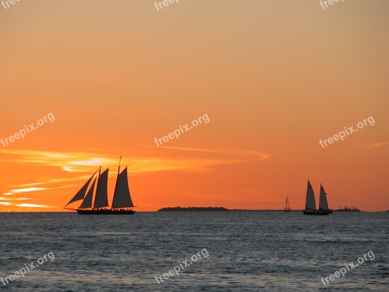 Key West Florida Sunset Travel Vacation