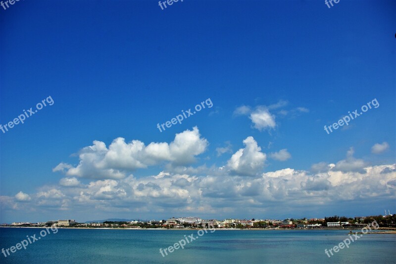 Vacations Turkey Sky Clouds Sea