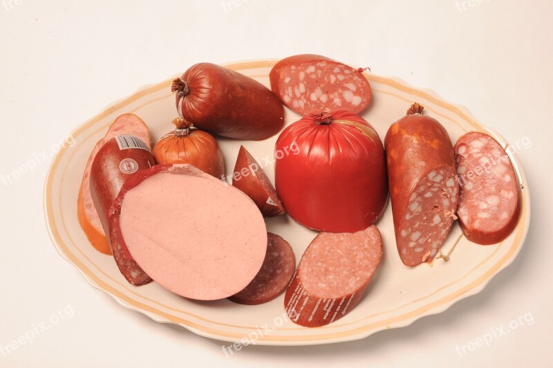 Food Sausage Nutrition Dish Appetizer