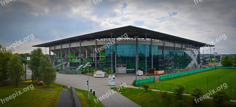 Stadium Vw Arena Football Wolfsburg Free Photos