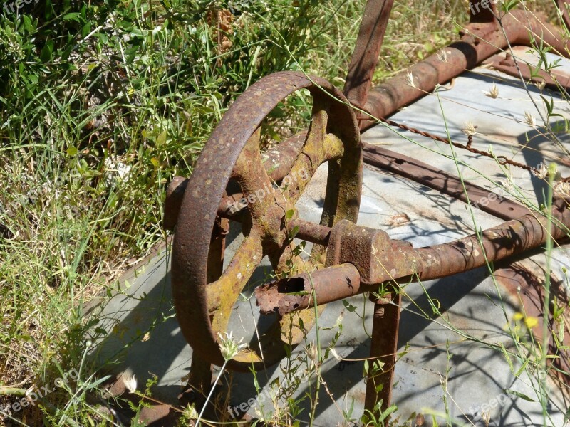 Truck Bogie Iron Abandoned Rusty