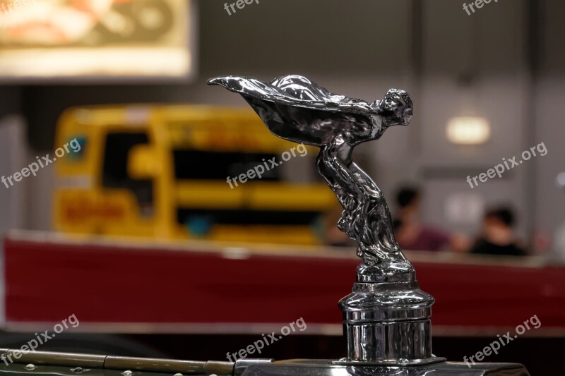 Oldtimer Cool Figure Auto Chrome Vehicle