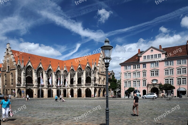 Braunschweig City Old Town Market Altstadt Rathaus Free Photos