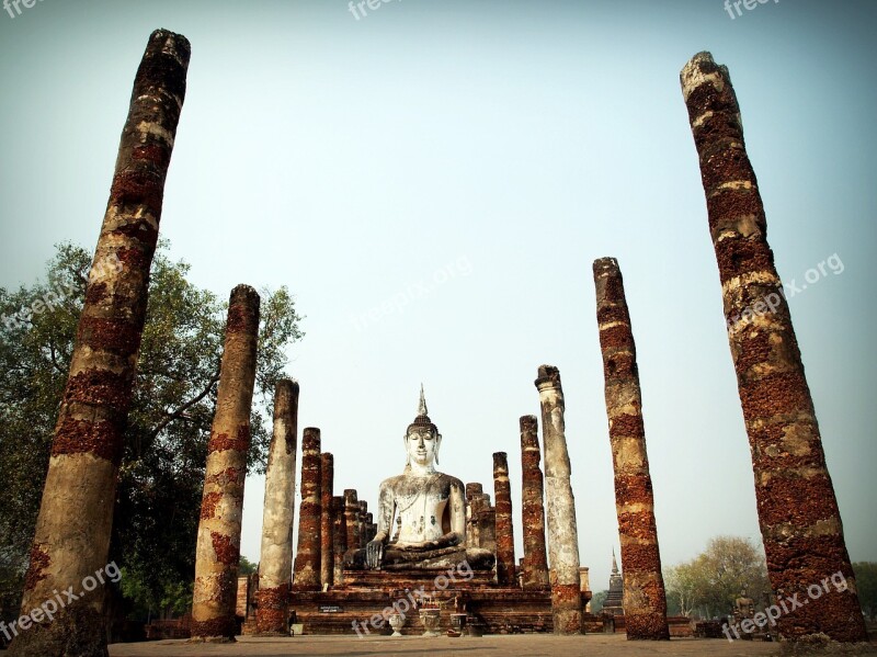 Ancient Architecture Art Asia Ayutthaya