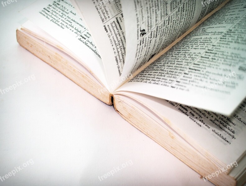 Book White Backgrounds Blank Textbook