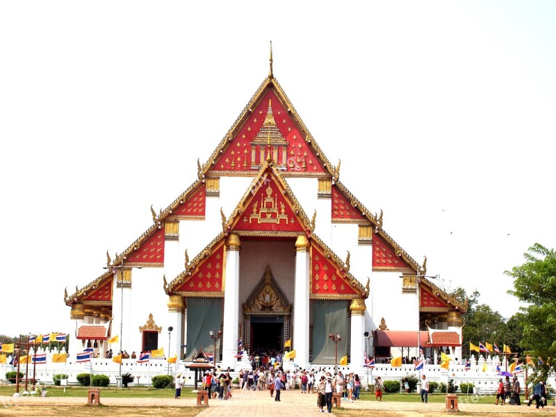 Ayutthaya Thailand Ethnicity Sculpture Oriental