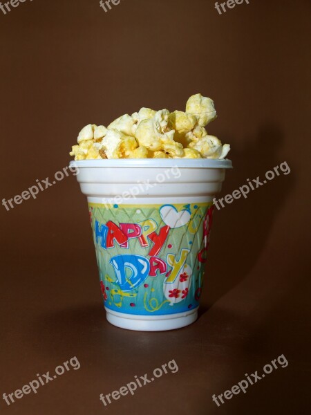 Popcorn Corn Pop Box Bucket