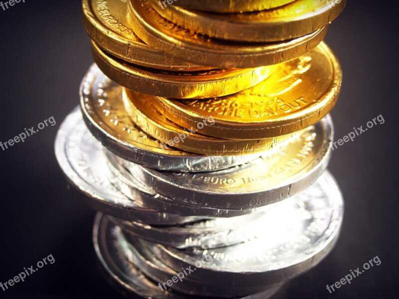 Coin Gold Cash Isolated Tower