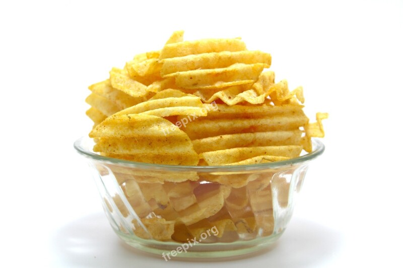 Snack Snacking Potato Food Bowl