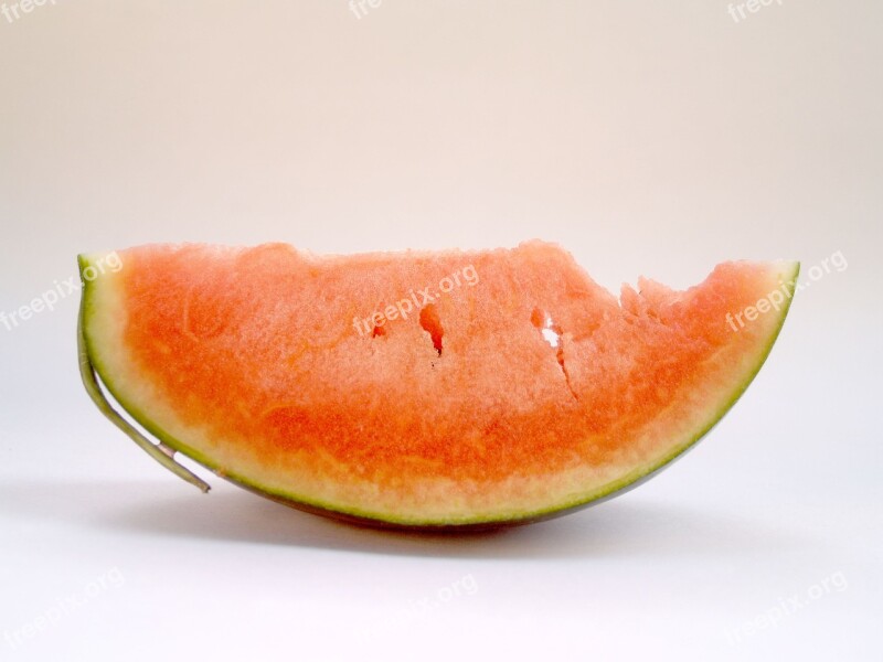 Watermelon Slice Isolated Seeded Delicious